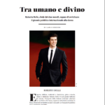 Roberto Bolle Ilaria Rebecchi cover story SEI magazine